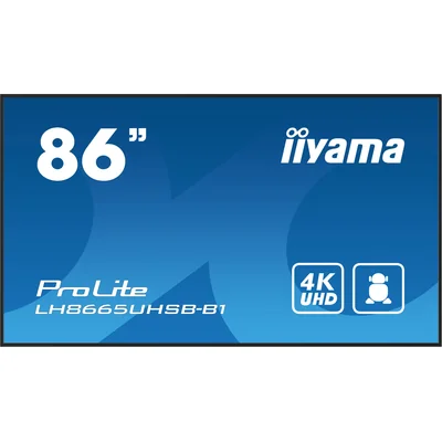 Монітор iiyama ProLite LH8665UHSB-B1 DS 86" 4K IPS LED, 24/7, CMS iisignage2, Android11, Eshare, 800cd, WiFi, Lan, HDMI, DP