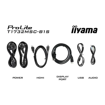 Monitor iiyama ProLite T1732MSC-B1S 17" TN LED 5:4 /VGA, HDMI, DisplayPort/ altoparlanti