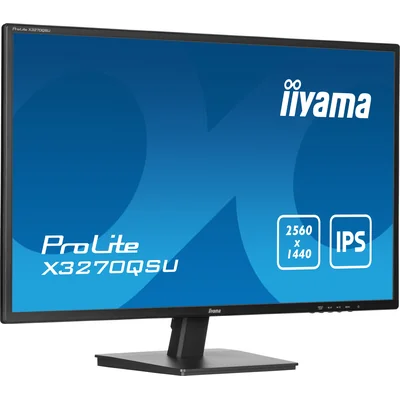 Monitor iiyama ProLite X3270QSU-B1 32" IPS LED WQHD 3ms 100Hz /2xHDMI DP/ FlickerFree