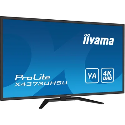 Monitor iiyama ProLite X4373UHSU-B1 43" VA LED, 4K, PbP, 3ms, DisplayPort, HDMI, FlickerFree, redukcja niebieskiego światła