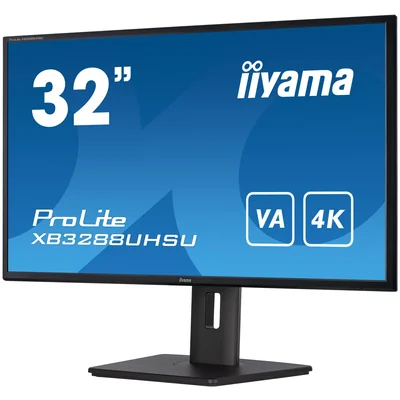Monitor iiyama ProLite XB3288UHSU-B5 da 32" VA LED 4K /2xHDMI DP/FlickerFree, BlueLightReducion