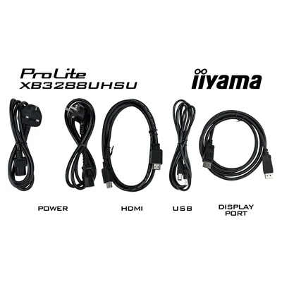 Monitor iiyama ProLite XB3288UHSU-B5 da 32" VA LED 4K /2xHDMI DP/FlickerFree, BlueLightReducion