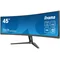 Monitor iiyama ProLite XCB4594DQSN-B1 45" curved VA LED 7.4K 165Hz 0.8ms /USB-C, 2xHDMI, DP/ KVM, USB-C docking station, LAN
