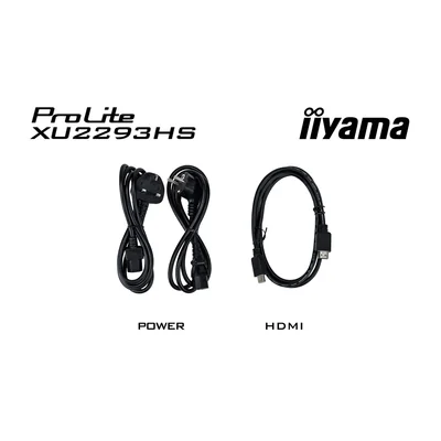 Монітор iiyama ProLite XU2293HS-B6 22" IPS LED 1 мс 100 Гц / HDMI DP / FlickerFree FreeSync