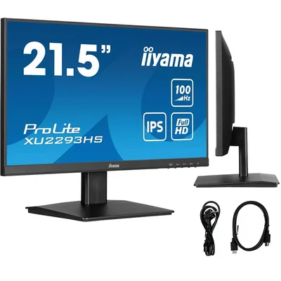 Monitor iiyama ProLite XU2293HS-B6 22" IPS LED 1ms 100hz /HDMI DP/FlickerFree FreeSync