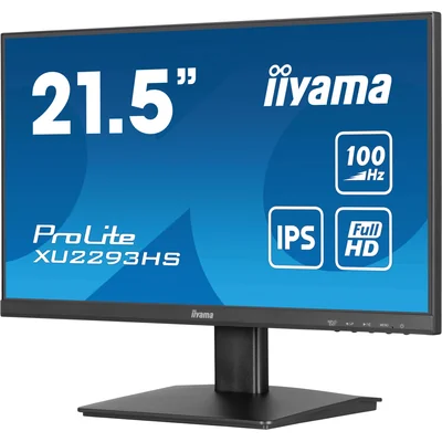 Monitor iiyama ProLite XU2293HS-B6 de 22" IPS LED, 1 ms, 100 Hz, HDMI, DP, sin parpadeo y FreeSync