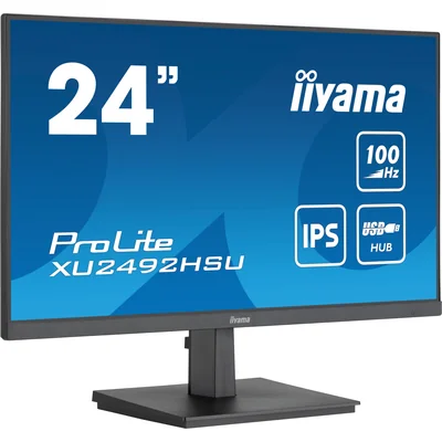 Монітор iiyama ProLite XU2492HSU-B6 24" IPS LED 100Hz 0.4ms /HDMI, DisplayPort, USB-хаб / FlickerFree