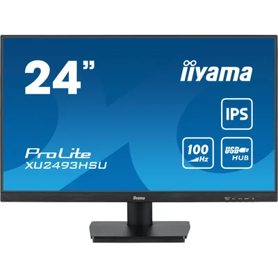 Monitor iiyama ProLite XU2493HSU-B7 24" IPS LED 100Hz 1ms /HDMI, DisplayPort, hub USB/FreeSync, FlickerFree
