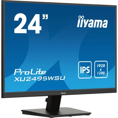 Monitor iiyama ProLite XU2495WSU-B7 24" IPS 16:10 75Hz /HDMI, DP/ FlickerFree