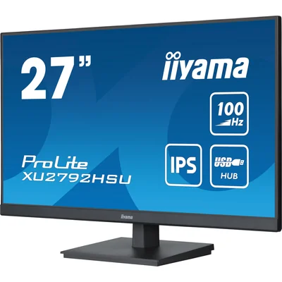 Монітор iiyama ProLite XU2792HSU-B6 27" IPS LED 100Hz 0.4ms /HDMI, DisplayPort, USB-хаб / FlickerFree