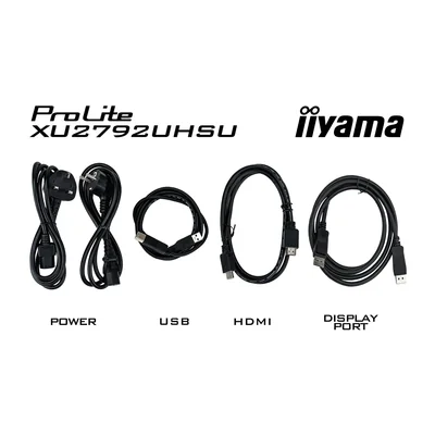 Monitor iiyama ProLite XU2792UHSU-B6 de 27" IPS LED 4K /HDMI, DP/FlickerFree + Reducción de luz azul