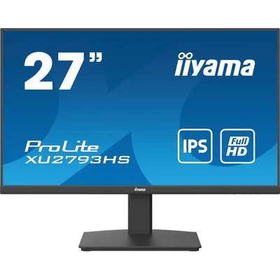 Monitor iiyama ProLite XU2793HS-B7 de 27" IPS LED, 100 Hz, 1 ms, HDMI, DisplayPort