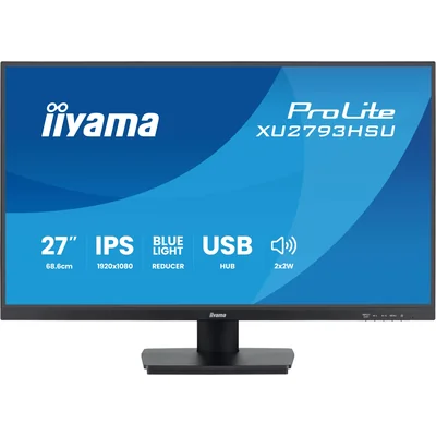 Monitor iiyama ProLite XU2793HSU-B7 27" IPS LED 100Hz 1ms /HDMI, DisplayPort, hub USB/FreeSync, FlickerFree