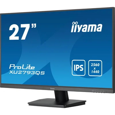 Monitor iiyama ProLite XU2793QS-B6 de 27" WQHD IPS LED, 100 Hz, 1 ms, HDMI, DisplayPort, sin parpadeo