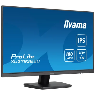 Monitor iiyama ProLite XU2793QSU-B7 de 27" IPS WQHD IPS LED 100 Hz 1 ms / HDMI, concentrador DisplayPort/USB