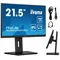 Monitor iiyama ProLite XUB2292HSU-B6 de 22" IPS LED, 100 Hz, 0,4 ms, HDMI, DisplayPort, concentrador USB, sin parpadeo