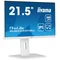 Monitor iiyama ProLite XUB2292HSU-W6 de 22" IPS LED, 100 Hz, 0,4 ms, HDMI, DisplayPort, concentrador USB, sin parpadeo, blanco