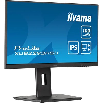 Monitor iiyama ProLite XUB2293HSU-B6 22" IPS LED 1ms /HDMI DisplayPort/ hub USB FlickerFree HAS