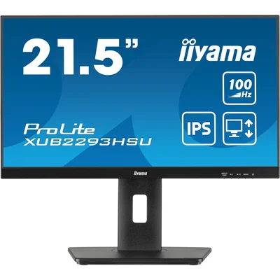Monitor iiyama ProLite XUB2293HSU-B6 de 22" IPS LED 1ms /HDMI DisplayPort/concentrador USB FlickerFree HAS