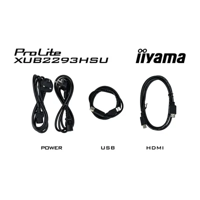 Monitor iiyama ProLite XUB2293HSU-B7 de 22" IPS LED, 1 ms, 100 Hz, HDMI, DP, HDMI