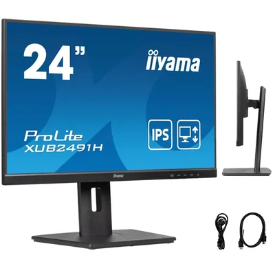 Монітор iiyama ProLite XUB2491H-B1 24" IPS LED (HDMI, DP) 0.5 мс 100 Гц AdaptiveSync HAS