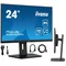 Monitor iiyama ProLite XUB2492QSU-B1 24" WQHD IPS 100Hz 0,5ms /HDMI, DisplayPort/USB hub, FlickerFree, BlueLightReducer