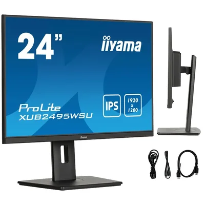 Monitor iiyama ProLite XUB2495WSU-B7 24" IPS 16:10 75Hz /HDMI, DP/ HAS