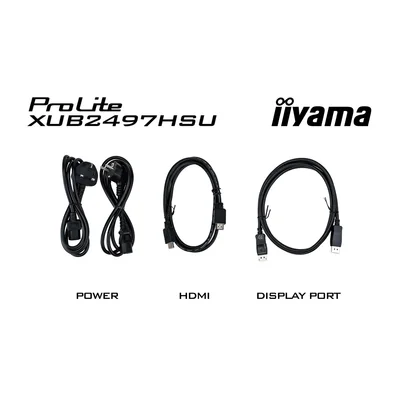 Monitor iiyama ProLite XUB2497HSU-B2 24" IPS LED 1ms 100Hz /HDMI DP/ FlickerFree