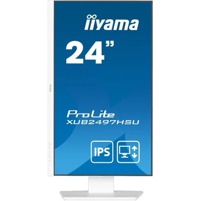 Monitor iiyama ProLite XUB2497HSU-W2 24" IPS LED 1ms 100Hz /HDMI DP/ FlickerFree White