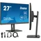 Monitor iiyama ProLite XUB2792QSU-B6 27'' WQHD 100Hz 0,4ms IPS LED /HDMI DP hub USB/ FlickerFree BlueLightReducer