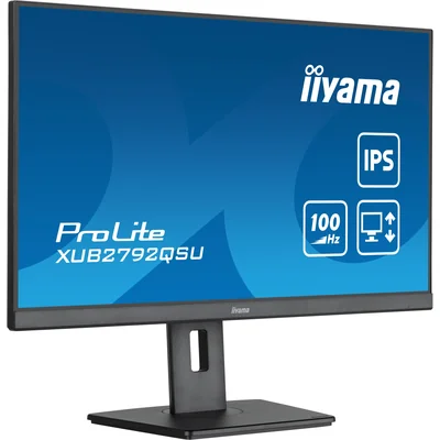 Monitor iiyama ProLite XUB2792QSU-B6 27'' WQHD 100Hz 0,4ms IPS LED /Hub HDMI DP USB/FlickerFree BlueLightReducer
