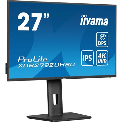 Monitor iiyama ProLite XUB2792UHSU-B6 27" IPS LED 4K /HDMI, DP/ FlickerFree + Blue Light Reduction