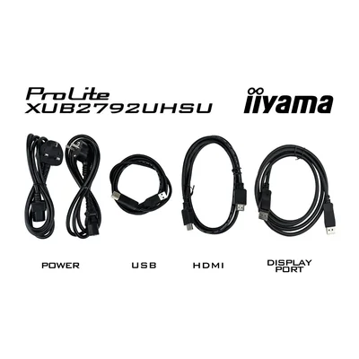 Monitor iiyama ProLite XUB2792UHSU-B6 27" IPS LED 4K /HDMI, DP/FlickerFree + Riduzione della luce blu