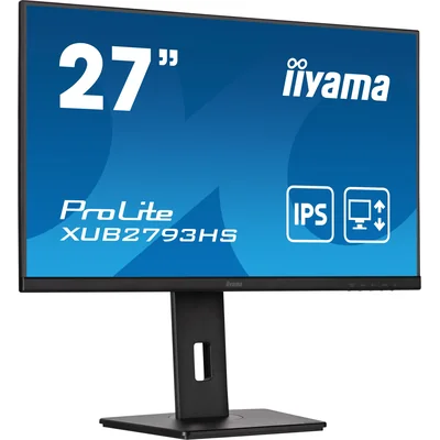 Monitor iiyama ProLite XUB2793HS-B7 27" IPS LED 100Hz 1ms /HDMI, DisplayPort/ HAS FlickerFree