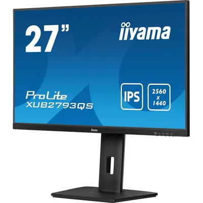 Monitor iiyama ProLite XUB2793QS-B7 27" WQHD IPS LED 100Hz 1ms /HDMI, DisplayPort/ Flicker-Free