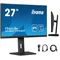 Monitor iiyama ProLite XUB2793QS-B7 27" WQHD IPS LED 100Hz 1ms /HDMI, DisplayPort/ FlickerFree