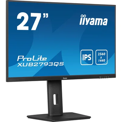 Monitor iiyama ProLite XUB2793QS-B7 27" WQHD IPS LED 100Hz 1ms /HDMI, DisplayPort/ FlickerFree