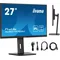 Монітор iiyama ProLite XUB2797QSU-B2 27" IPS WQHD LED 1 мс 100 Гц / HDMI DP / FlickerFree