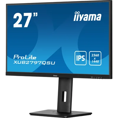 Monitor iiyama ProLite XUB2797QSU-B2 de 27" IPS WQHD LED 1 ms 100 Hz / HDMI DP / Sin parpadeo