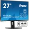 Монітор iiyama ProLite XUB2797UHSNP-B1 27" IPS LED 4K /USB-C HDMI DP/KVM, док-станція USB-C, LAN
