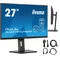 Monitor iiyama ProLite XUB2797UHSNP-B1 27" IPS LED 4K /USB-C HDMI DP/KVM, dokovací stanice USB-C, LAN