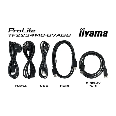 Монітор iiyama TF2234MC-B7AGB 22" IPS сенсорний екран OpenFrame IP65 висока яскравість антиблікове покриття