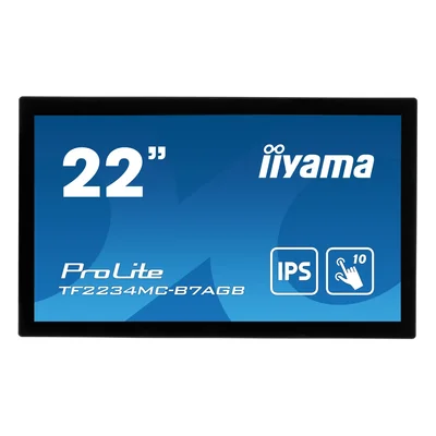 Monitor iiyama TF2234MC-B7AGB 22" IPS-Touchscreen OpenFrame IP65 Hohe Helligkeit Entspiegelung