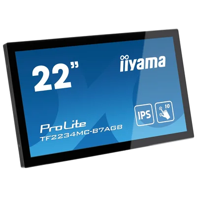 Monitor iiyama TF2234MC-B7AGB 22" IPS-Touchscreen OpenFrame IP65 Hohe Helligkeit Entspiegelung