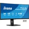Monitor iiyama XCB3497WQSNP-B1 34" curved VA LED UWQHD 0.4ms 120Hz, docking station USB-C, HDMI, DP, LAN, KVM, HAS