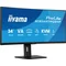 Monitor iiyama XCB3497WQSNP-B1 34" curved VA LED UWQHD 0.4ms 120Hz, docking station USB-C, HDMI, DP, LAN, KVM, HAS