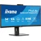 Монітор iiyama XCB3497WQSNPH-B1 34" вигнутий UWQHD VA LED, 120 Гц, 0,4 мс, камера, 1xUSB-C, 2xHDMI, 1xDP