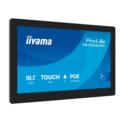 Monitor informacyjno-reklamowy iiyama ProLite TW1023ASC-B3P 10" Android13, PoE, Kamera 5MP, Głośniki, iiSignage²