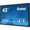 Monitor interactivo de presentación iiyama TF4339AS-B1AG de 43" IPS LED 4K /HDMI, DP, Android/iiSignage², eShare, IP65, 24/7
