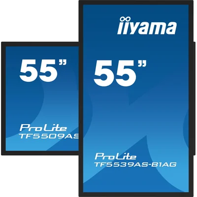Monitor interactivo de presentación iiyama TF5539AS-B1AG de 55" IPS LED 4K /HDMI, DP, Android/iiSignage², eShare, IP65, 24/7